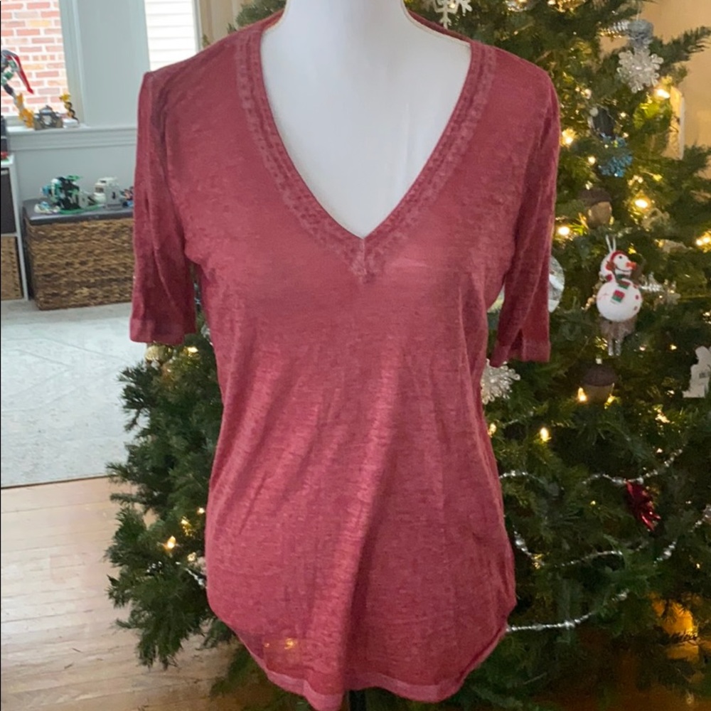 Maroon T-shirt